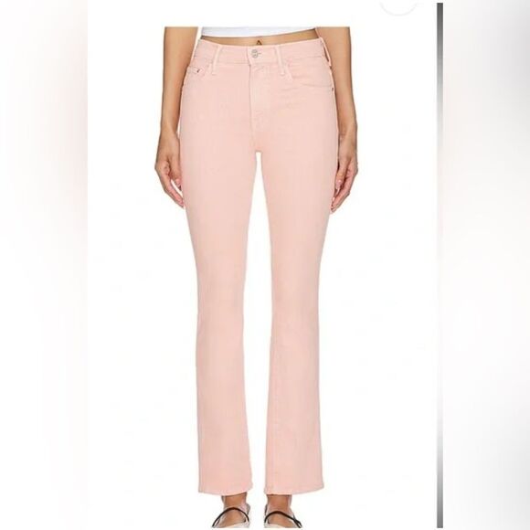 MOTHER Superior The Insider Hover jeans Peach Parfait NWT.  24 - Picture 4 of 10